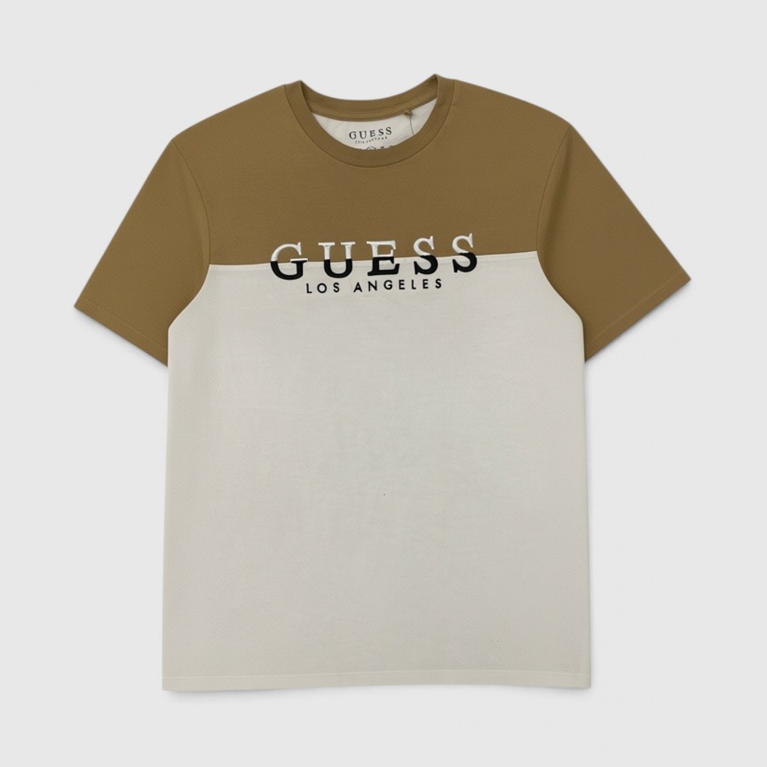 Ανδρικό Guess Los Angeles T-Shirt – Καφέ / Εκρού / Pre-Owned